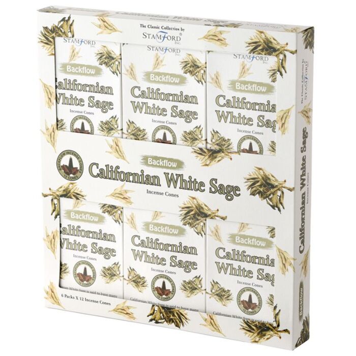 Stamford Backflow Incense Cones - Californian White Sage